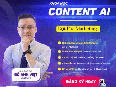 Học Thử Trao đổi KH Khóa Học Thành Thạo Content AI – Đột Phá Marketing Cùng The AI Growth