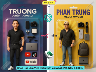 Khóa Học Làm Việc Nhàn Hơn Với AI AGENT, N8N & EXCEL