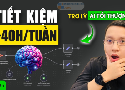 Khóa Học Tự Động Hóa Công Việc Bằng AI Agent & N8N