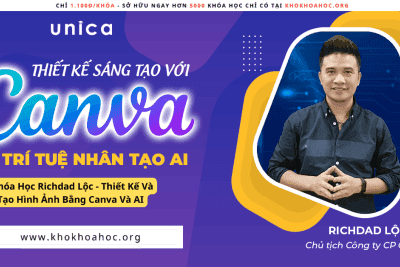Khóa Học Richdad Lộc – Thiết Kế Và Sáng Tạo Hình Ảnh Bằng Canva Và AI